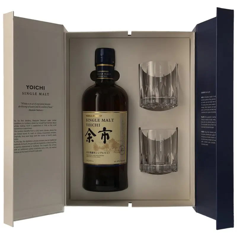 Nikka Yoichi Single Malt mit Riedel Glas GP