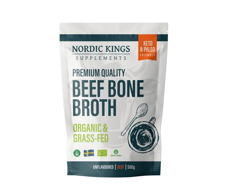 Nordic Kings Premium EKO Benbuljong - Beef Bonebroth Organic & Grass-fed