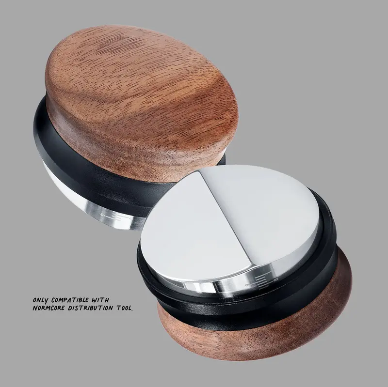 Normcore Holzgriff Walnuss für Leveler/Distributor 58,5 mm