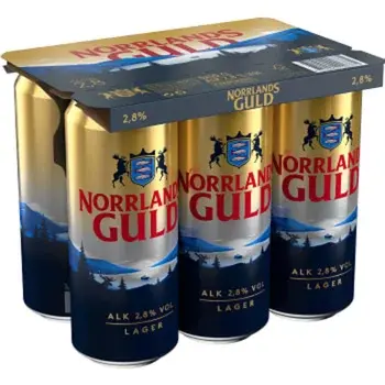 Norrlands Guld 2,8% - Folk Beer 2,8% vol - 3L 6p