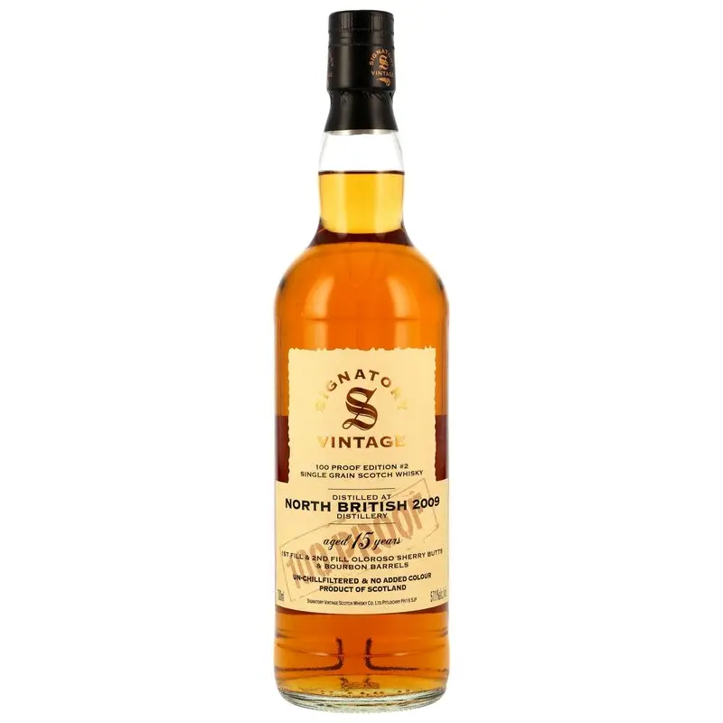 North British 2009/2025 - 15 y.o. - Signatory 100 PROOF Grain Edition #2