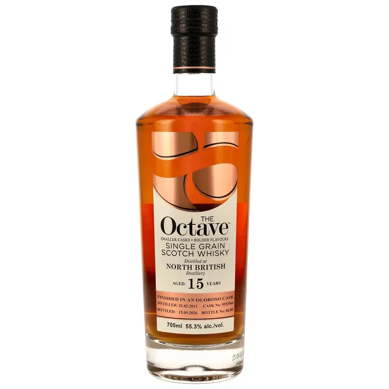 North British 2011/2026 - 15 y.o. - ??? Cask #5953564 - The Octave - 50th Anniversary Kirsch Import