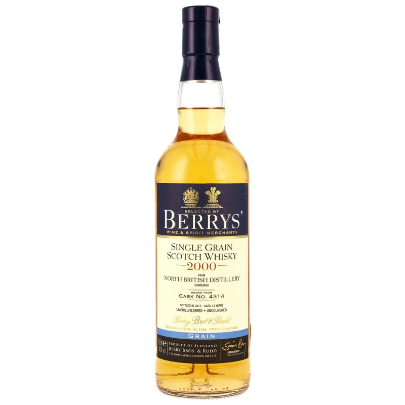North British 2013/2026 - 13 y.o. - Grain - #4314 (Berry Bros & Rudd)