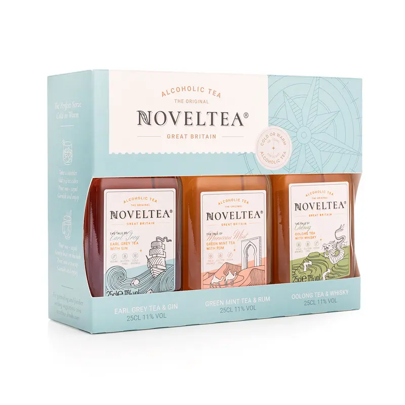 Noveltea Trio Pack, glutenfrei & vegan - 3x250ml