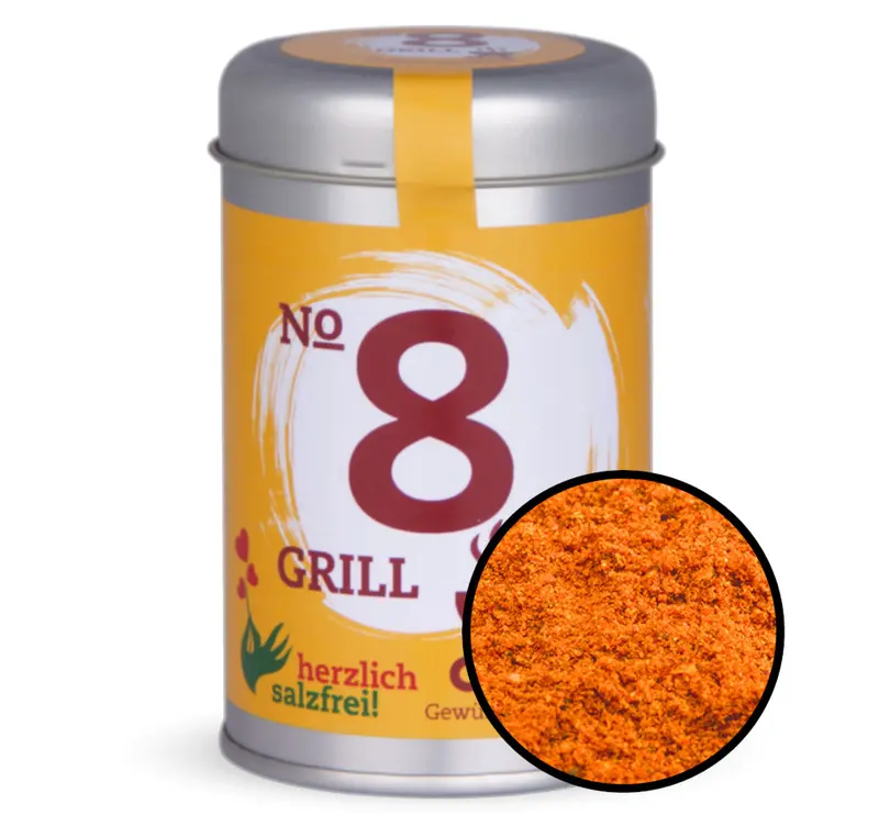 Nr. 8 Grill herzlich salzfrei - Gewürz ohne Salz