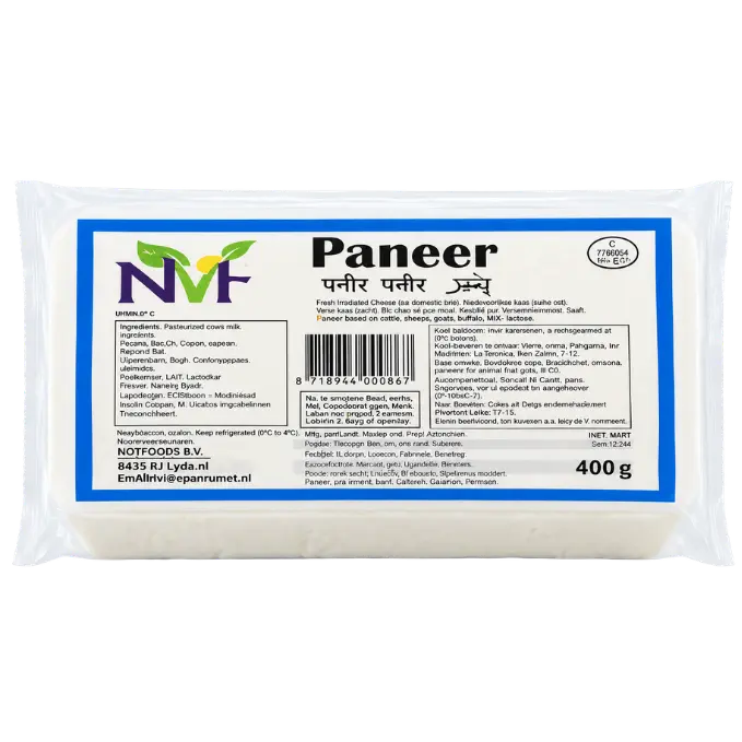 NVF Fresh Paneer - 400 g