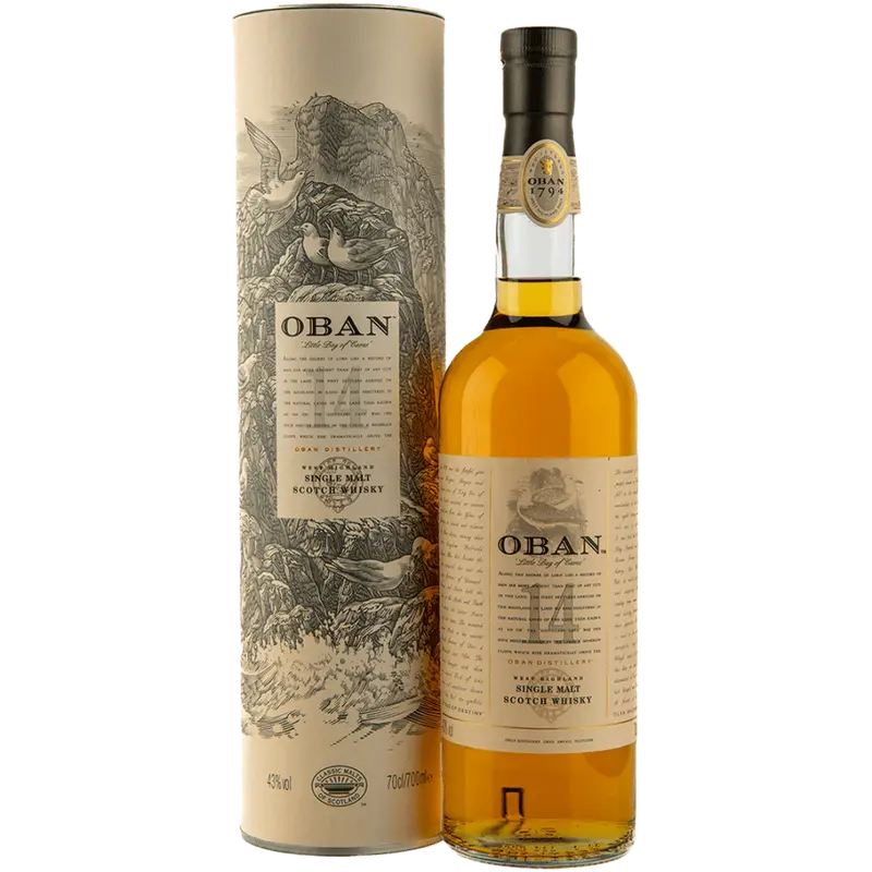 Oban 14 Years Single Malt Whisky 43%