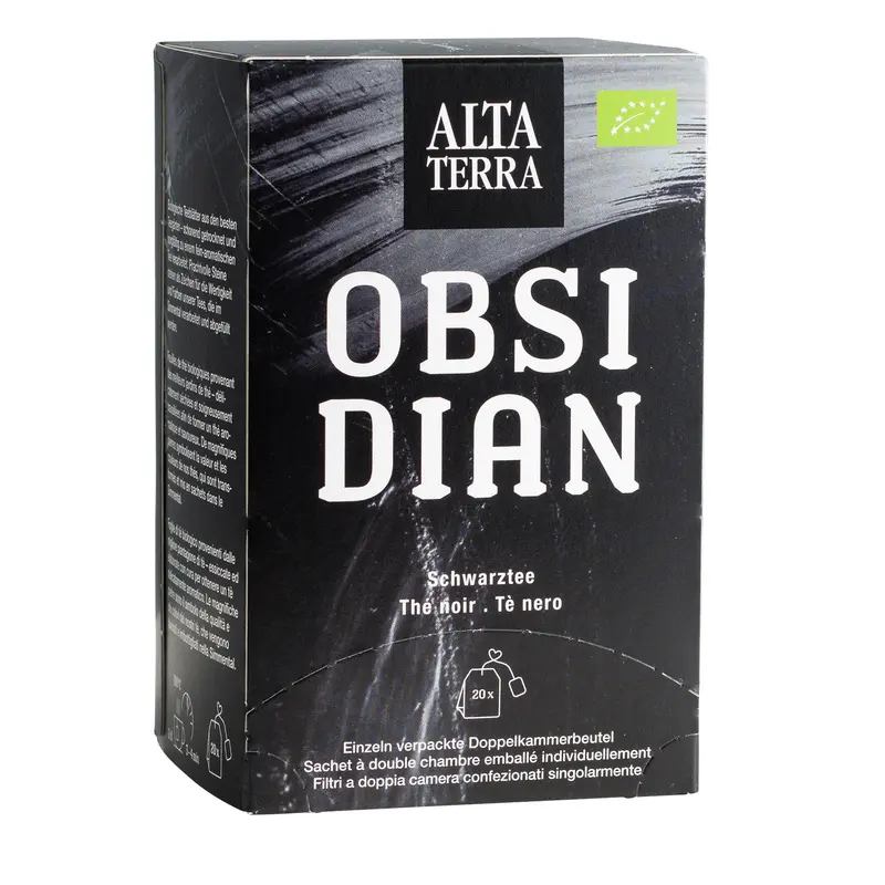 Obsidian Bio Schwarztee