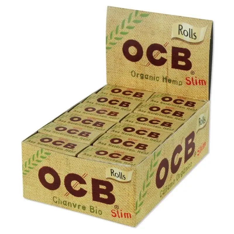 OCB | Organic Hemp Rolls Slim | 24 x 4m Rolle