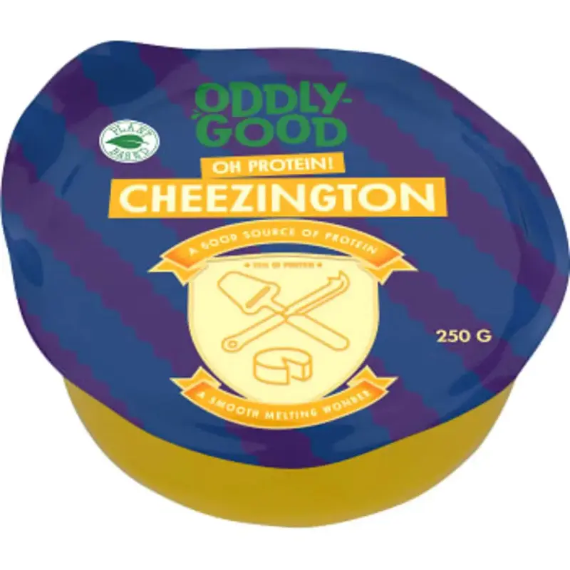 oddlygood Vegopålägg Cheezington Block - Vego spreads Cheezington Block - 250g