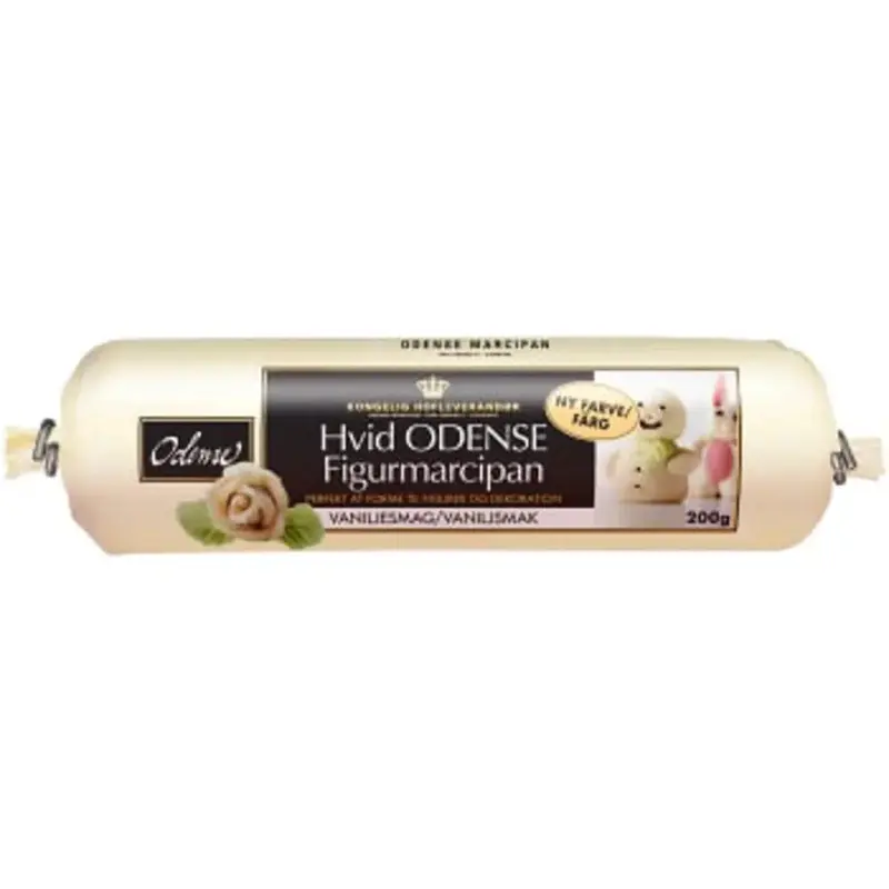 Odense Figurmarsipan Vit Vaniljsmak - Figure marzipan White Vanilla flavor - 200 g