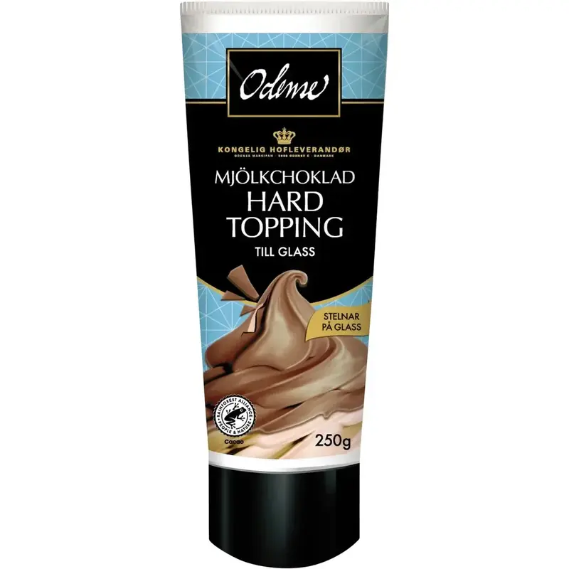 Odense Glassås Hard Topping Choklad - Ice Cream Hard Topping Chocolate - 250g