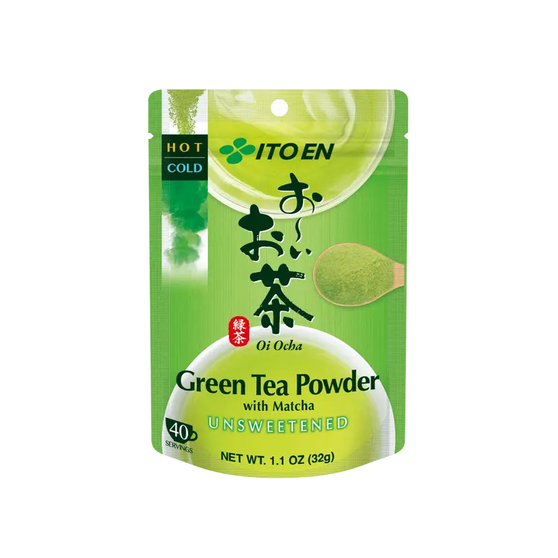 Oi Ocha Japan Grüntee Instant Pulver mit Matcha (ungesüsst) 32g