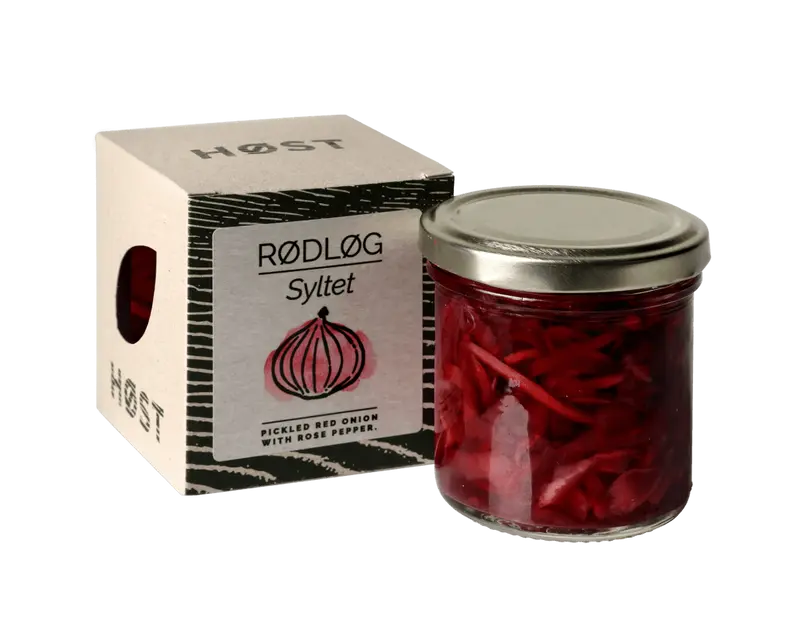 Oignons rouges au cassis et poivre rose