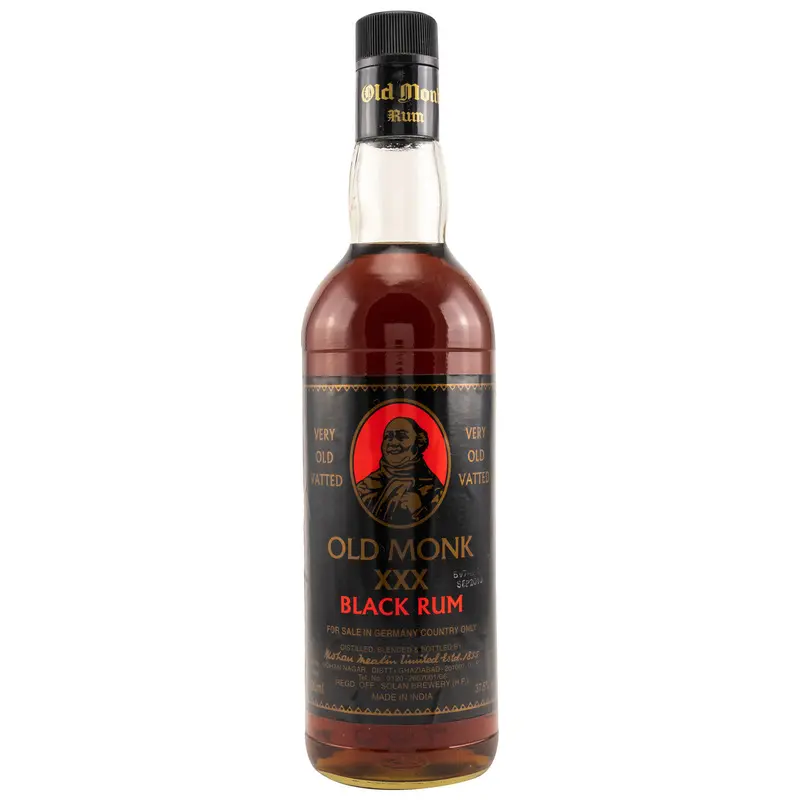 Old Monk XXX Black Rum Very Old Vatted
