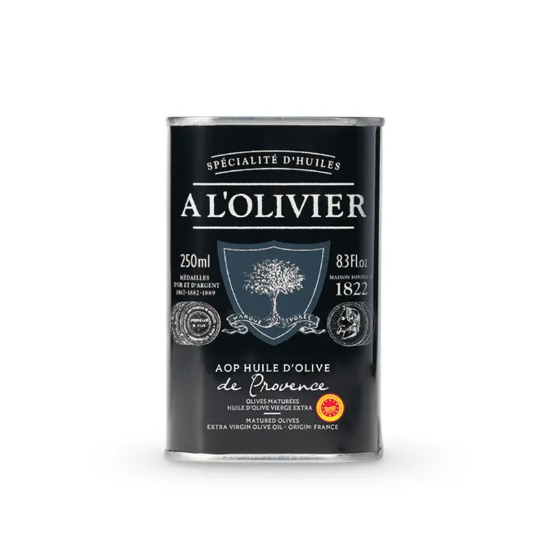Olivenöl AOP Extra - Olives Maturées – Provence - A l'Olivier – 250ml