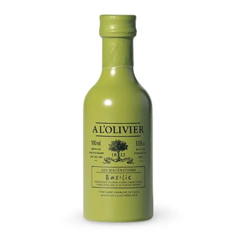 Olivenöl mit Basilikum von A l'Olivier - 250ml