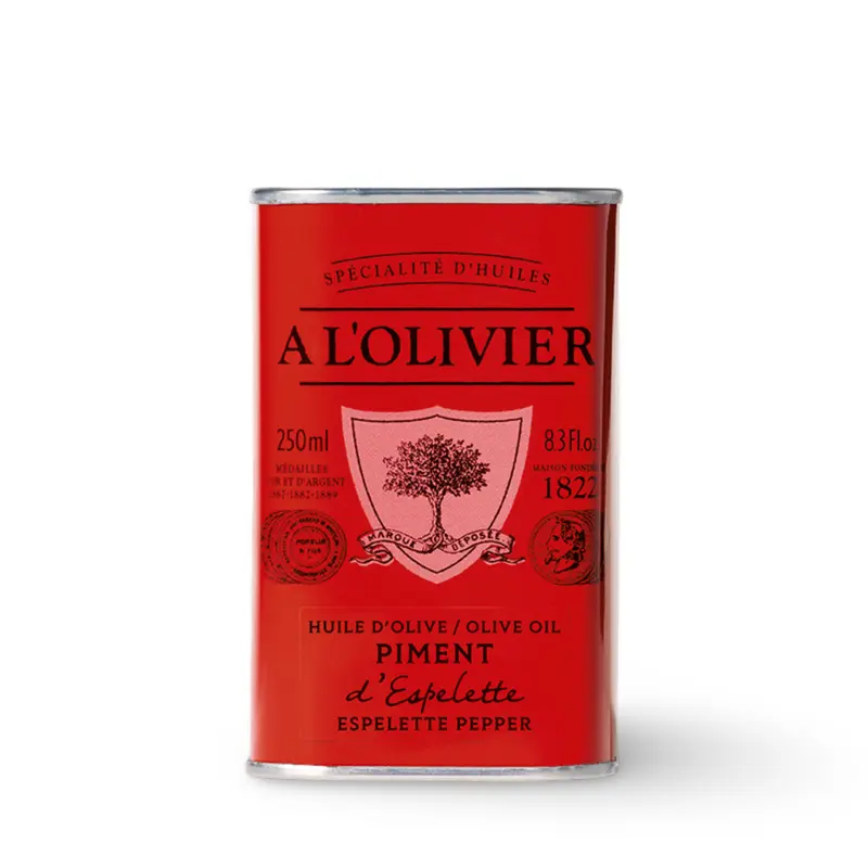 Olivenöl mit Chili Piment Espelette - A l'Olivier – 250ml