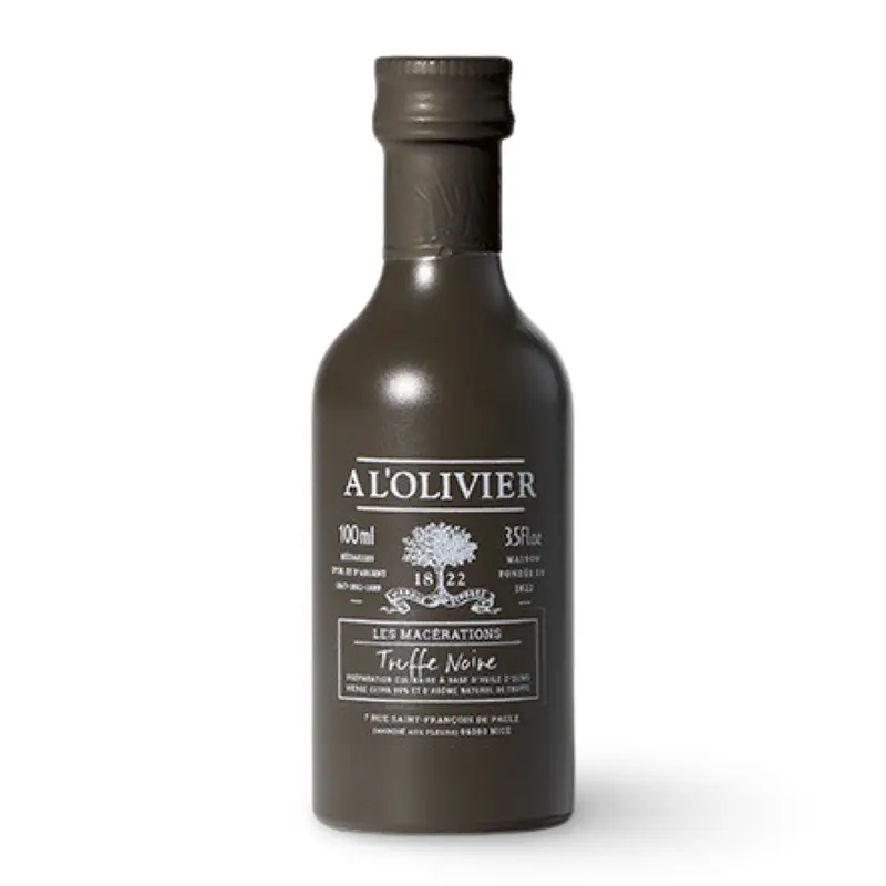 Olivenöl mit schwarzem Trüffel - A l'Olivier - 250ml - MHD 30/11/2026