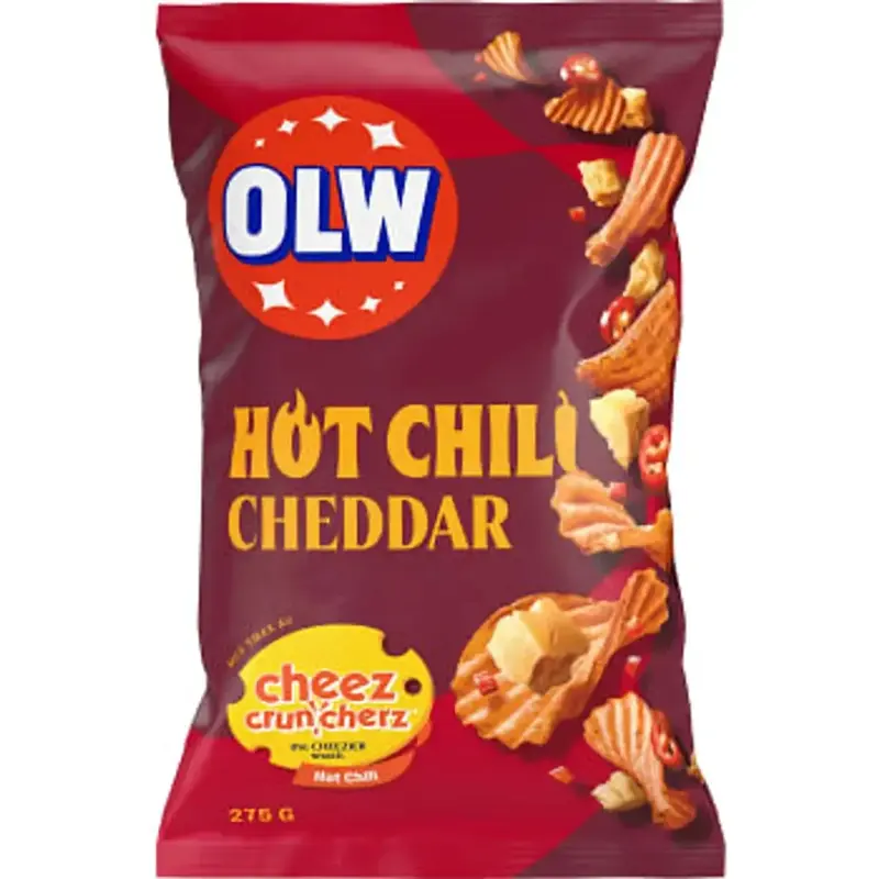 OLW Chips Hot Chili Cheddar - Chips Hot Chili Cheddar - 275g