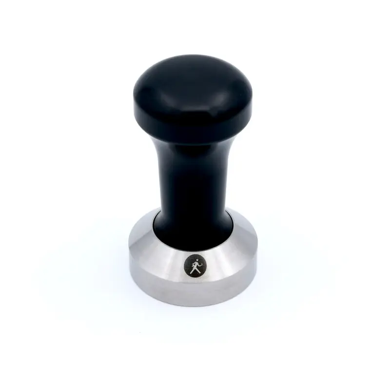 Olympia Express Tamper 49mm schwarz mit Logo für Cremina