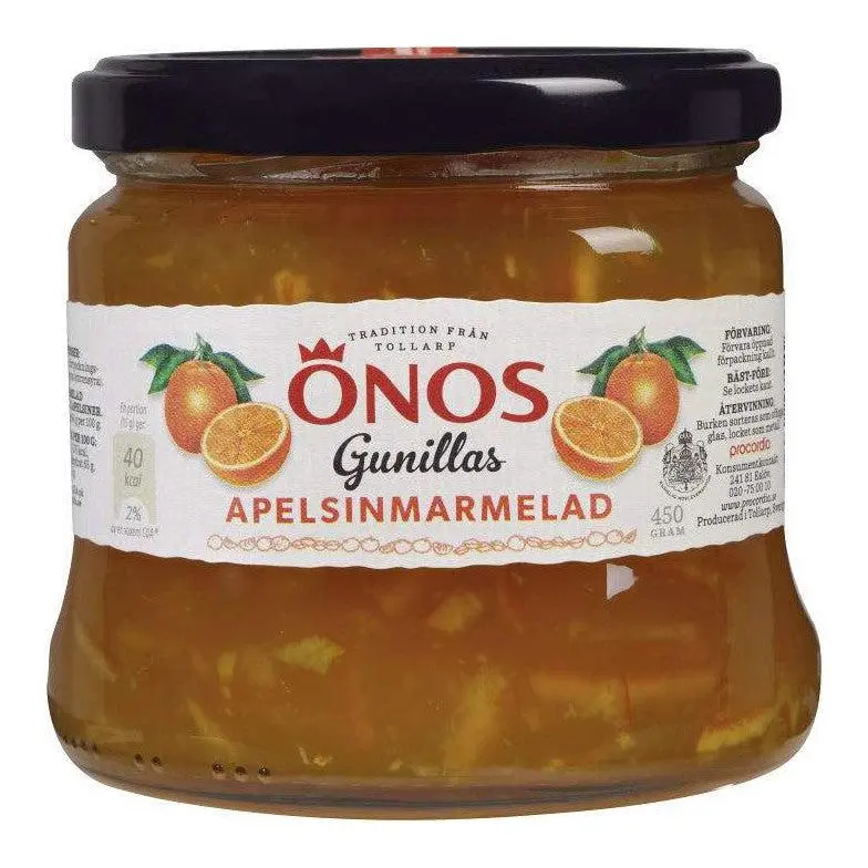 Önos Gunillas Apelsinmarmelad - Orange Marmelade 450g