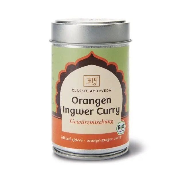Orangen-Ingwer Curry, Bio, 80g