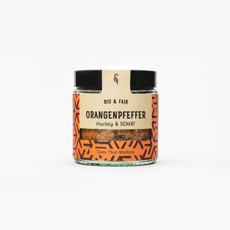 Orangenpfeffer Gewürz Bio 60g