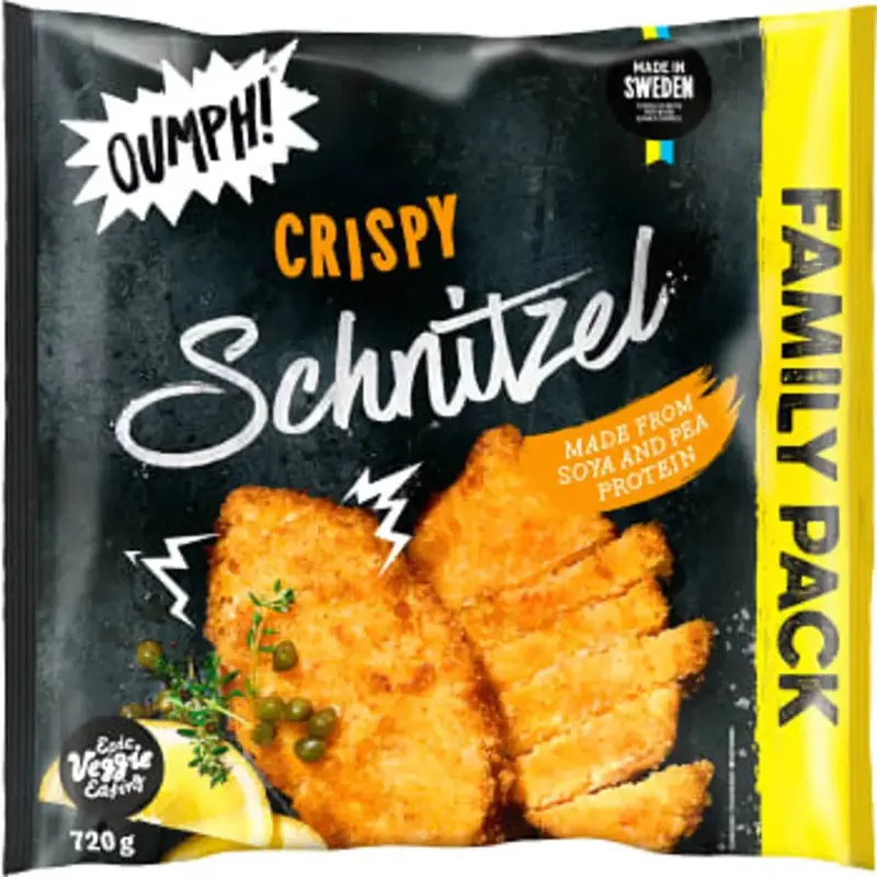 Oumph! Crispy Schnitzel Fryst - Frozen Crispy Schnitzel - 720g
