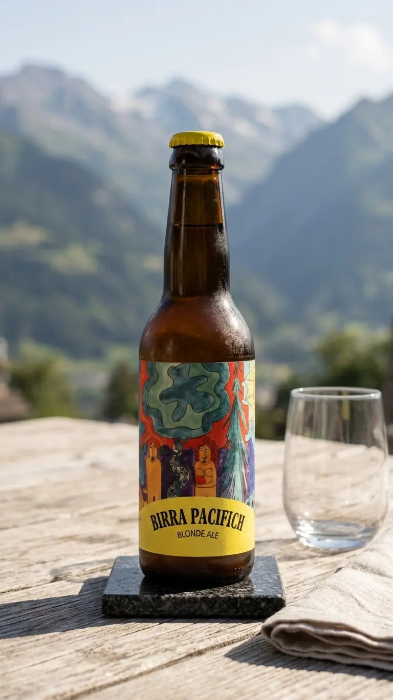 Pacifich – Blonde Ale, fait sü in Valposchiavo