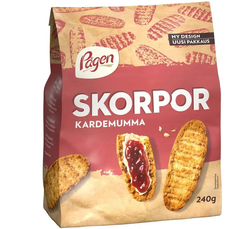 Pågen Kardemumma Skorpor - Cardamom Crisprolls 240g