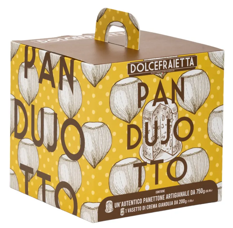 Panettone Schokoladen-Haselnusscreme (Pandujotto) – Vorbestellung