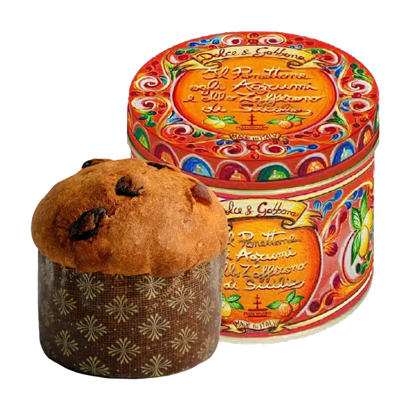 Panettone Zitrus & Safran Dolce & Gabbana Rot