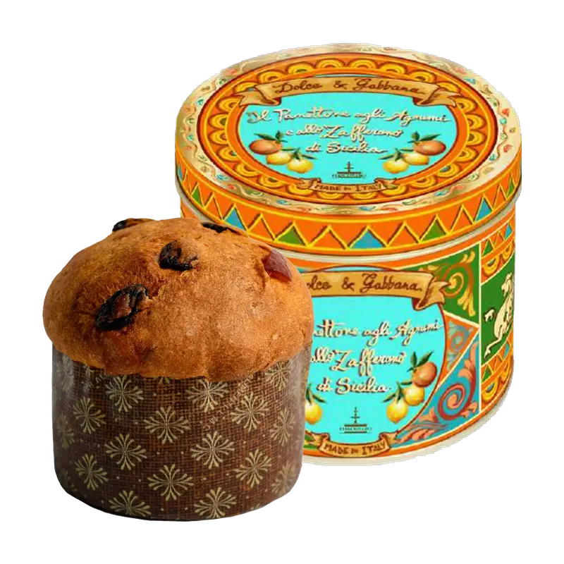 Panettone Zitrus & Safran Dolce & Gabbana Türkis