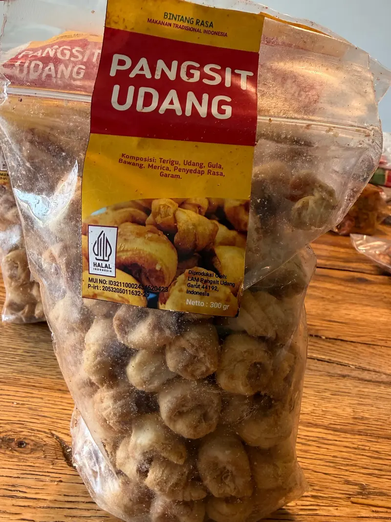 Pangsit Udang ; Prawn Pangsit crackers 300gr