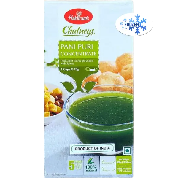 Pani puri concentrate 5 Pcs Frozen - 350 g
