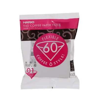 Papierfilter Hario V60 für Filterhalter 01
