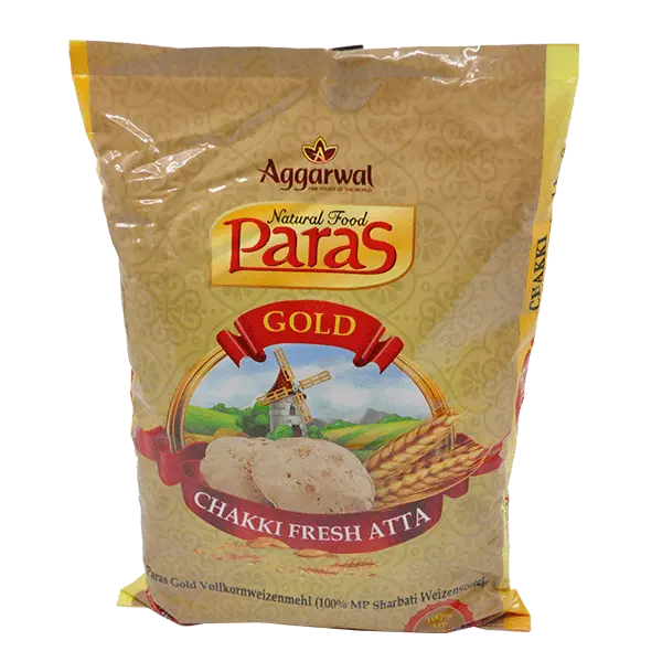 Paras Sharbati Wheat Chakki Atta - 5 kg