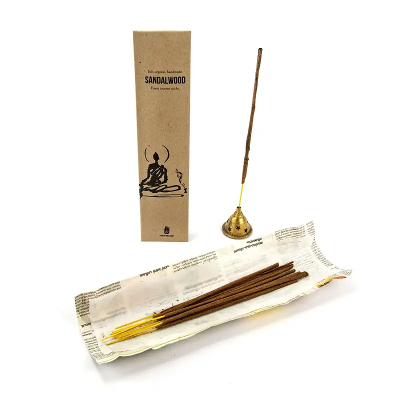 Paropakaram | Sandalwood Räucherstäbchen | 10 Stück