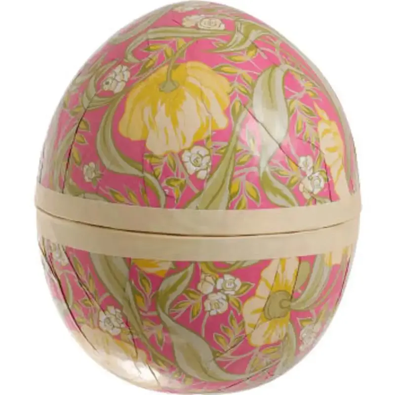 Påskägg stående 14cm William Morris rosa - Easter egg standing 14cm