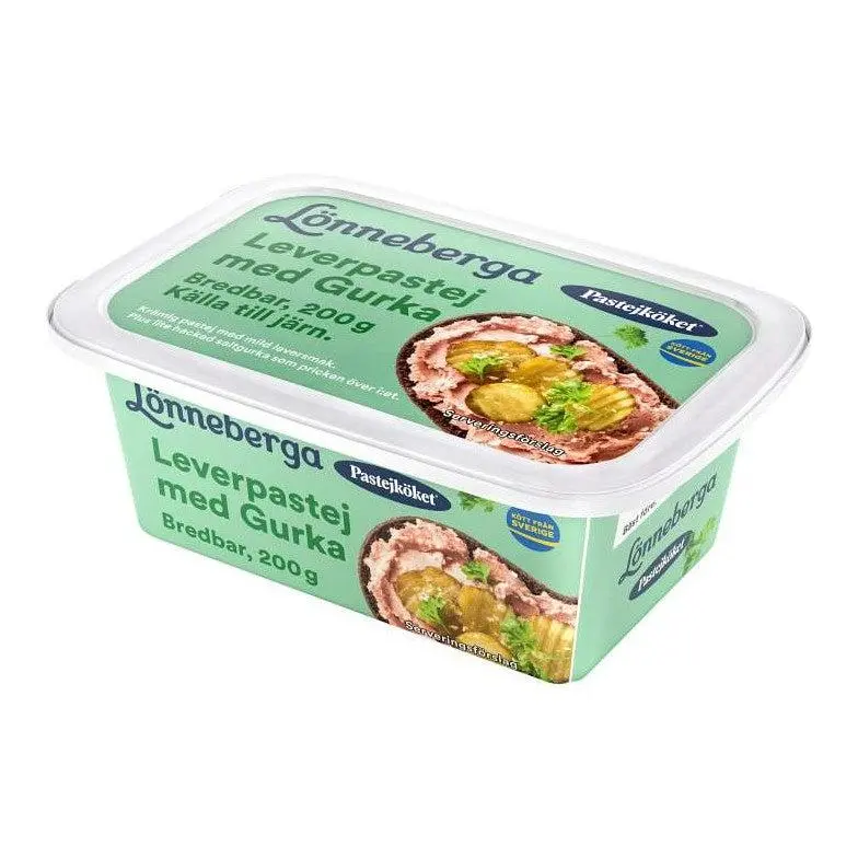 Pastejköket Leverpastej Gurka - Liverpaté Spread Cucumber 200 g