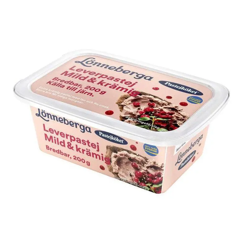 Pastejköket Leverpastej Mild & Krämig - Liverpaté spreed Mild & Creamy 200 g