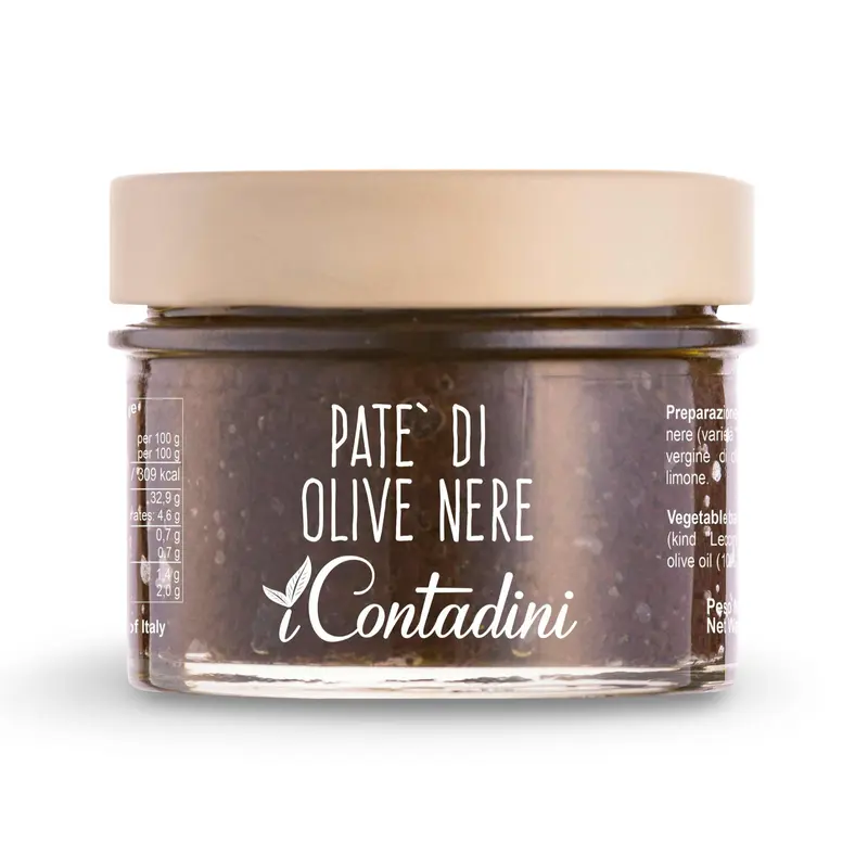 Patè di Olive nere - I Contadini - 100g
