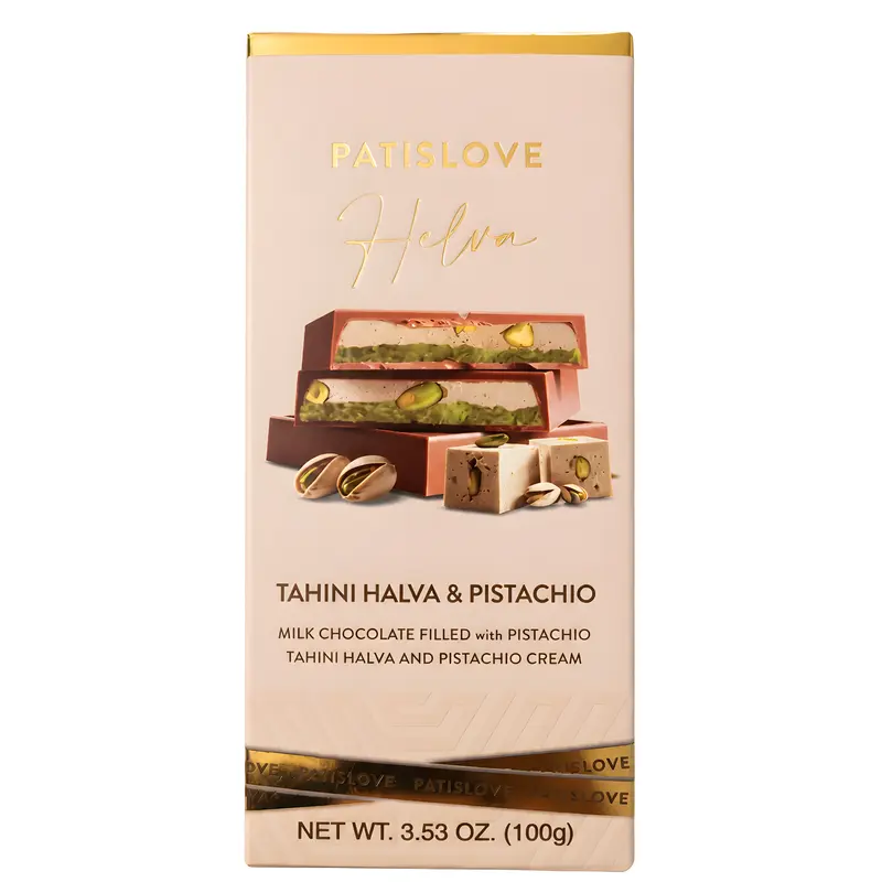 Patislove Tahini Halva & Pistachio 100g