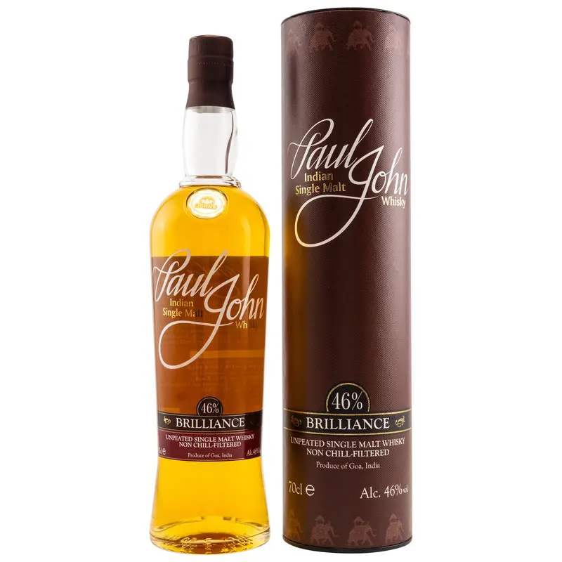 Paul John Brilliance Indian Singel Malt in Tube