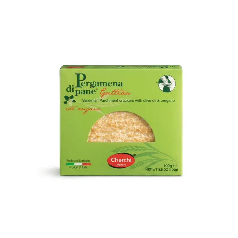 Pergamena Brot mit Oregano – 100 g Cherchi