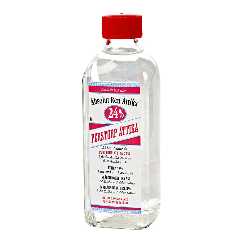 Perstorp Ren Ättika 24 % - Pure Vineager 24% - 30 cl