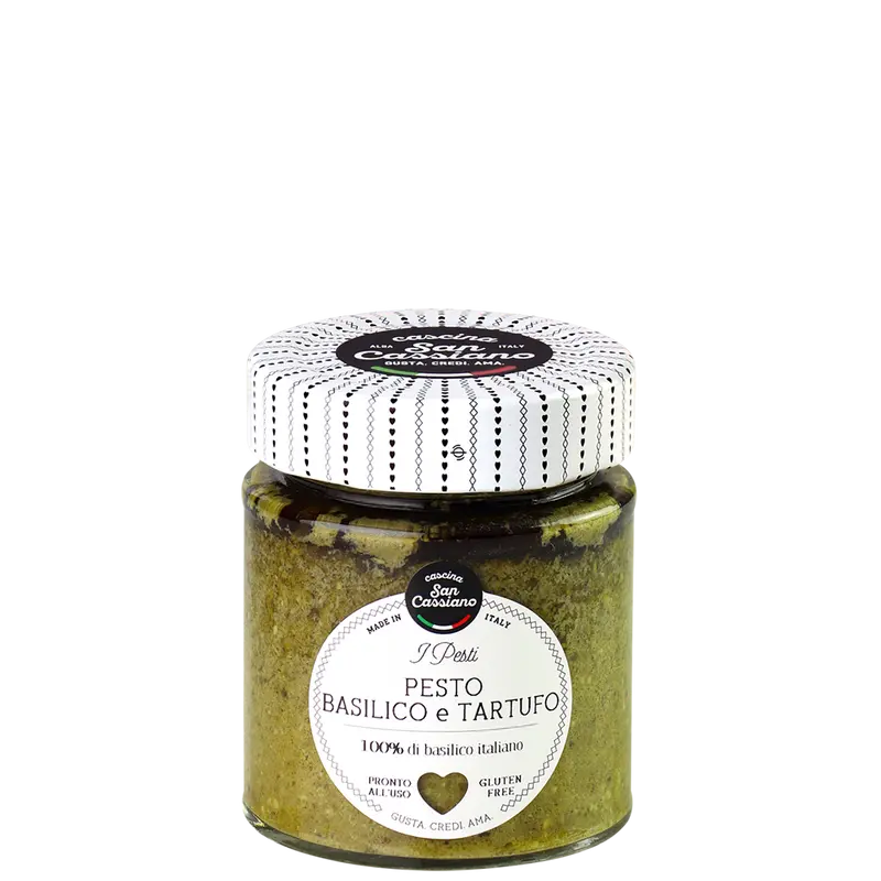Pesto de basilic à la truffe noire