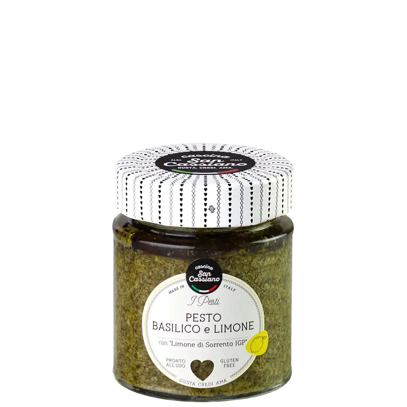 Pesto de basilic au citron de Sorrento I.G.P.
