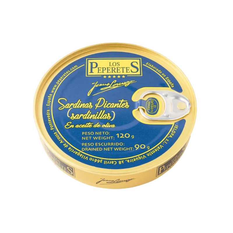 Petites sardines à l’huile d’olive piquante